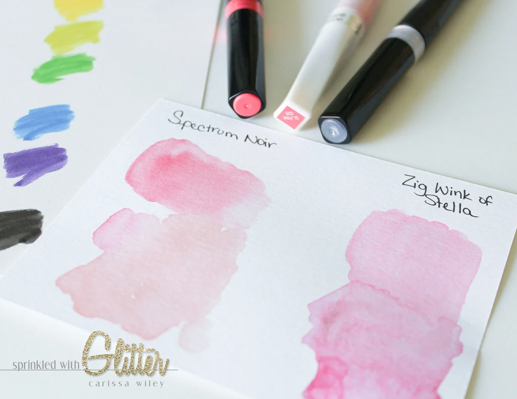 Sparkle Pens Comparison And Review - Spectrum Noir Sparkle Pens